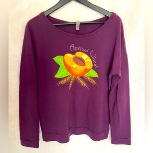 Fitger’s Brewhouse Apricot Wheat Maroon Boatneck Sweatshirt
